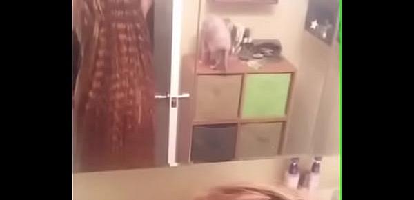  54 inches of curly red hair! Swaying in slow motion 